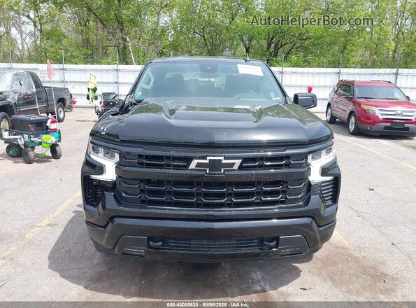 2GCUDEED1N1519830 2022 CHEVROLET SILVERADO Black Սալոնի հետևի տեսք