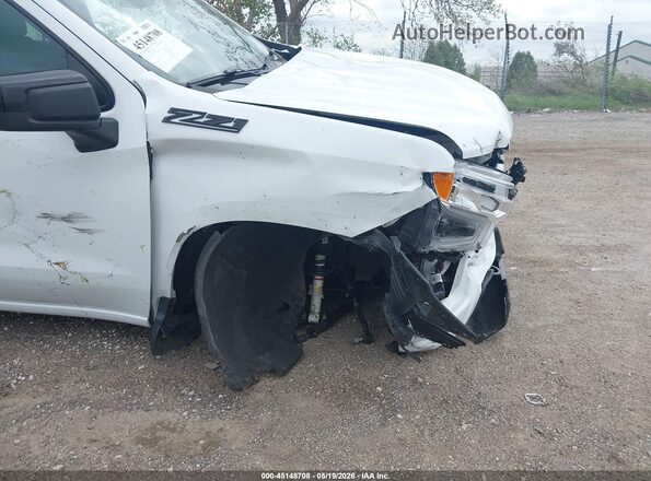 2GCUDEED2P1133890 2023 CHEVROLET SILVERADO White Դիմացի տեսք