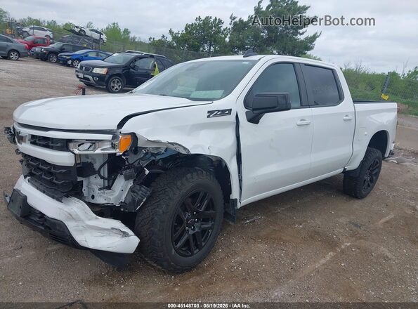 2GCUDEED2P1133890 2023 CHEVROLET SILVERADO White Առջևի ձախ երեք քառորդ տեսարան