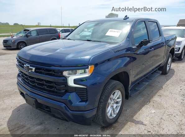 2GCUDEED2P1137101 2023 CHEVROLET SILVERADO Dark Blue Передня ліва чверть