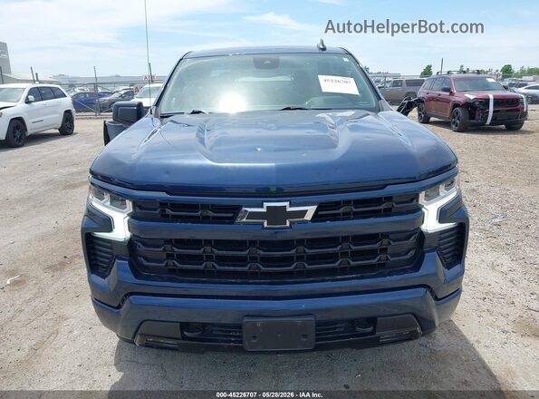 2GCUDEED2P1137101 2023 CHEVROLET SILVERADO Dark Blue Вид щитка приладів