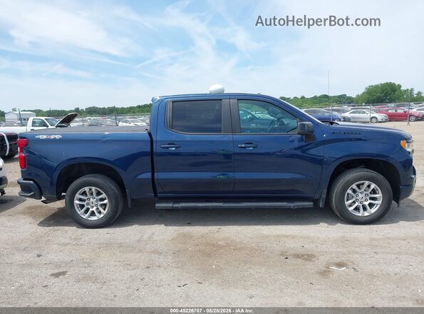 2GCUDEED2P1137101 2023 CHEVROLET SILVERADO Dark Blue Вид задньої частини салону