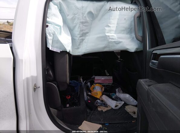 2GCUDEED5P1125167 2023 CHEVROLET SILVERADO White Vista de la etiqueta del VIN