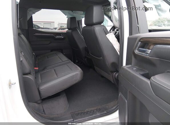 2GCUDEED5P1150764 2023 CHEVROLET SILVERADO White VIN კოდის სტიკერის ხედი