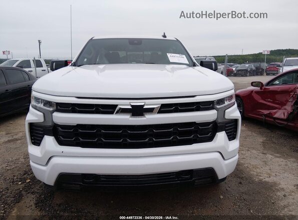 2GCUDEED5P1150764 2023 CHEVROLET SILVERADO White ხელსაწყოთა პანელის ხედი