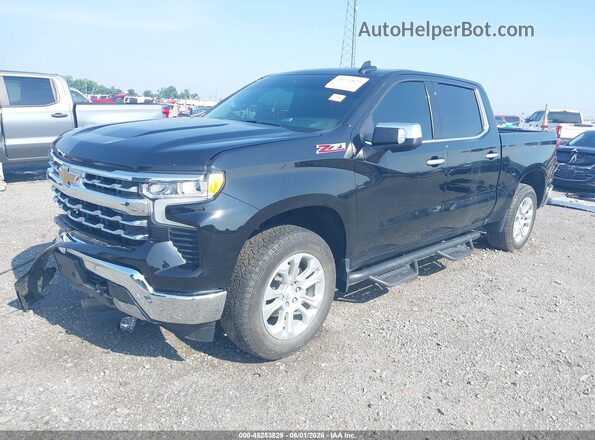 2GCUDGED5R1173217 2024 CHEVROLET SILVERADO Черный Передняя левая четверть