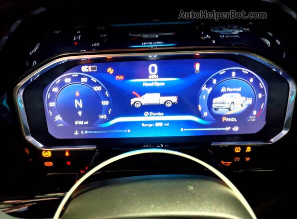 2GCUKDED2T1157701 2026 CHEVROLET SILVERADO Black Вид щитка приладів