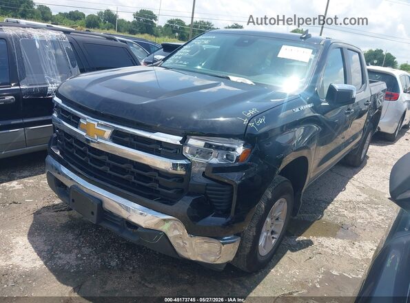 2GCUKDED9T1115445 2026 CHEVROLET SILVERADO Black წინა მარცხენა ხედი სამი მეოთხედიდან