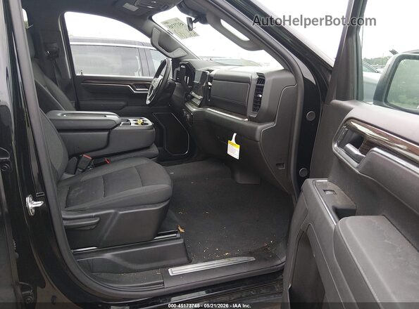 2GCUKDED9T1115445 2026 CHEVROLET SILVERADO Black წინა სალონის ხედი