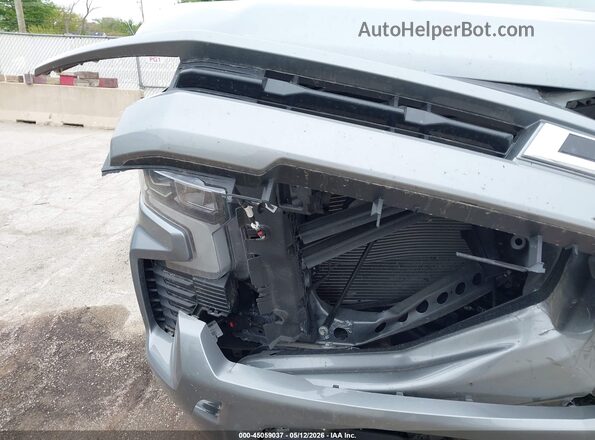 2GCUKEED0S1196808 2025 CHEVROLET SILVERADO Gray Դիմացի տեսք