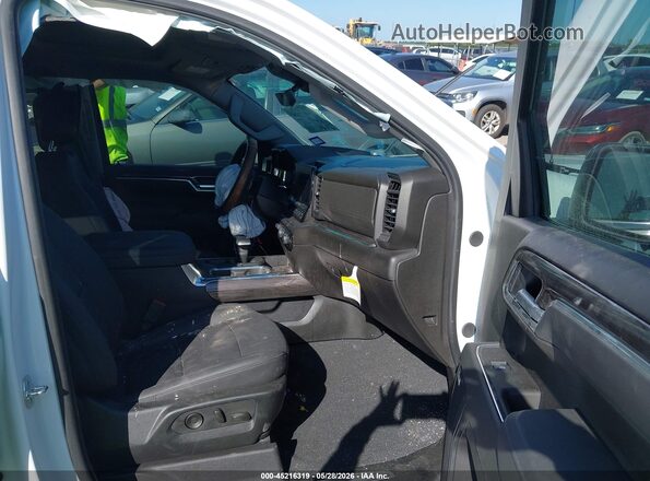 2GCUKGED2S1139764 2025 CHEVROLET SILVERADO White Սալոնի դիմացի տեսք