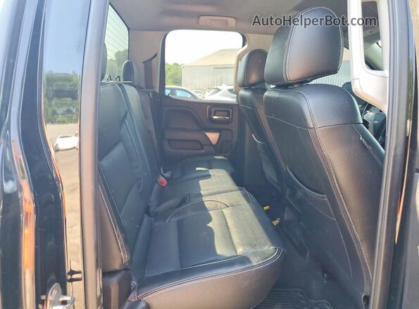 2GCVKMEC4K1210280 2019 CHEVROLET SILVERADO Black Vista de los asientos traseros