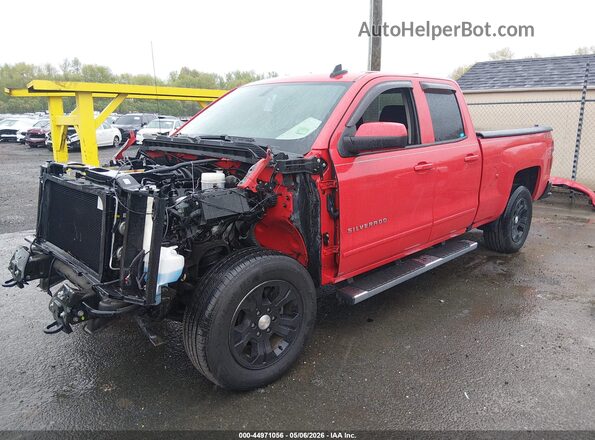 2GCVKPEC7K1103077 2019 CHEVROLET SILVERADO Red Առջևի ձախ երեք քառորդ տեսարան