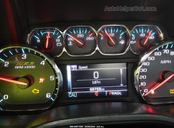 2GCVKPEC7K1103077 2019 CHEVROLET SILVERADO Red Հետևի նստատեղերի տեսք