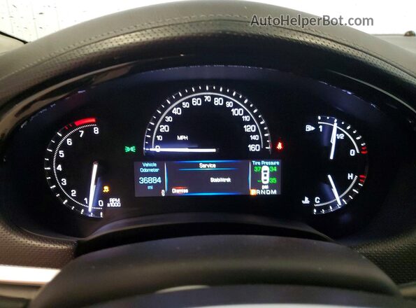 2GEXG6U35H9550241 2017 CADILLAC XTS Black ხელსაწყოთა პანელის ხედი