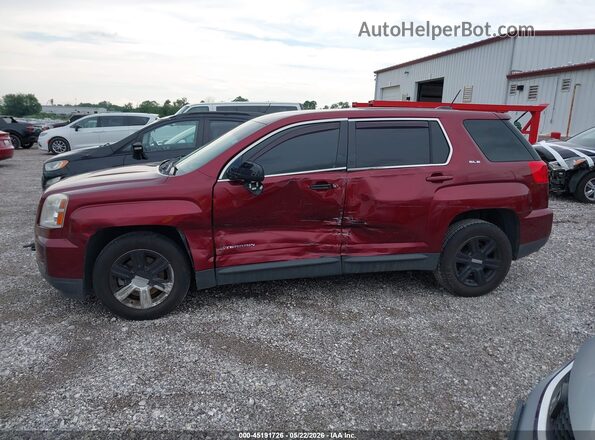 2GKALMEK0G6345869 2016 GMC TERRAIN Red სალონის 360-გრადუსიანი ხედი