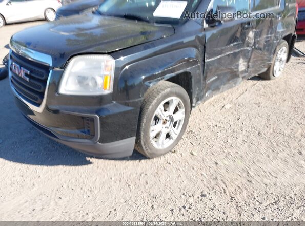 2GKALMEK0H6332945 2017 GMC TERRAIN Black Widok z przodu