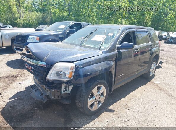 2GKALMEK1G6131697 2016 GMC TERRAIN Black წინა მარცხენა ხედი სამი მეოთხედიდან