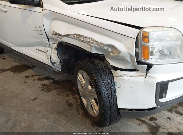 2GKALMEK1H6344134 2017 GMC TERRAIN White Դիմացի տեսք