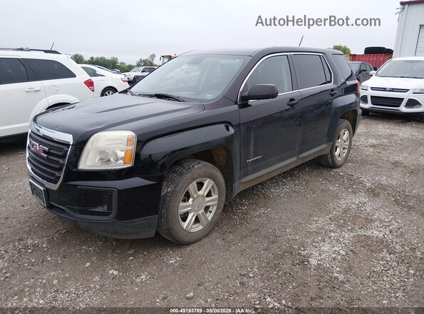 2GKALMEK3G6197829 2016 GMC TERRAIN Black Передня ліва чверть
