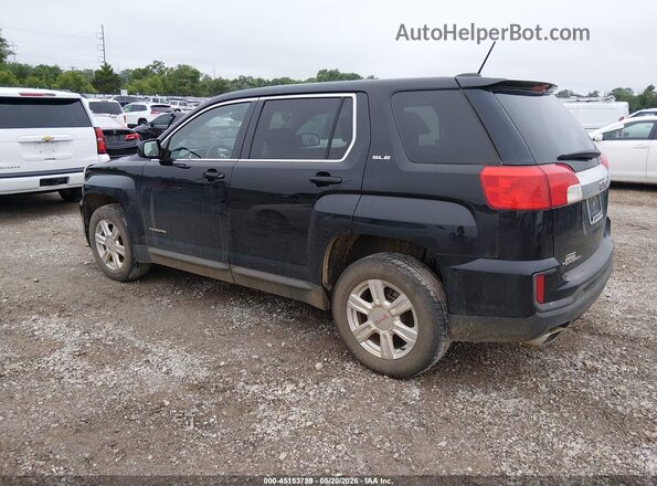 2GKALMEK3G6197829 2016 GMC TERRAIN Black Задня ліва чверть