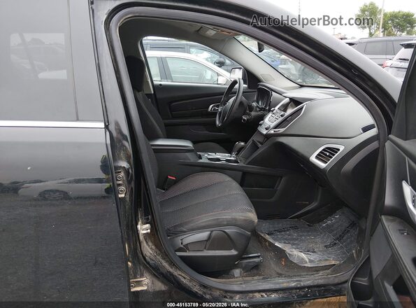 2GKALMEK3G6197829 2016 GMC TERRAIN Black Вид салону спереду