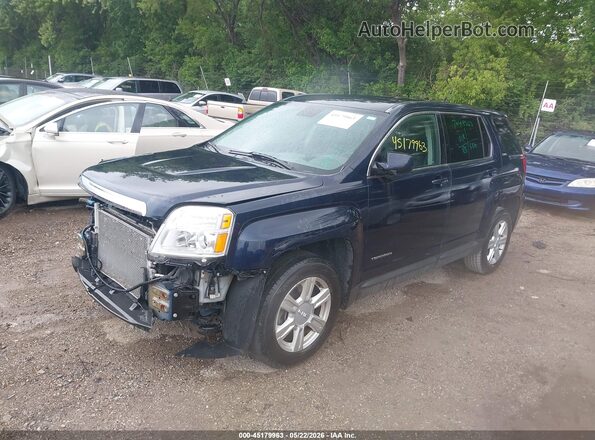 2GKALMEK5G6337556 2016 GMC TERRAIN Blue Front left