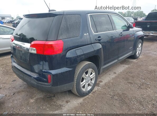 2GKALMEK5G6337556 2016 GMC TERRAIN Blue Rear right