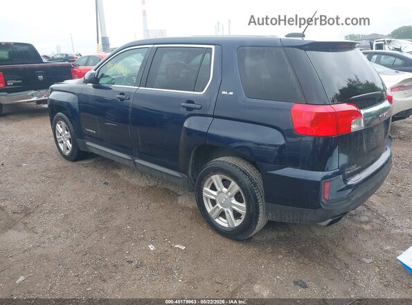 2GKALMEK5G6337556 2016 GMC TERRAIN Blue Rear left
