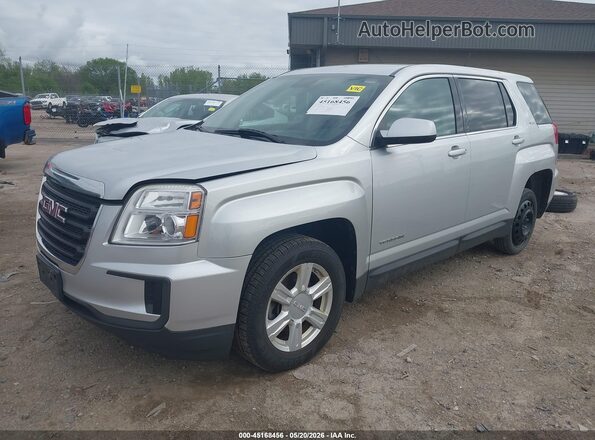 2GKALMEK6G6150228 2016 GMC TERRAIN Silver 