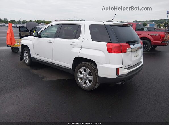 2GKALMEK6H6142762 2017 GMC TERRAIN White Հետևի ձախ