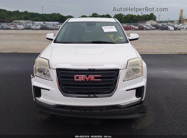 2GKALMEK6H6142762 2017 GMC TERRAIN White Սարքավորումների վահանակի տեսք