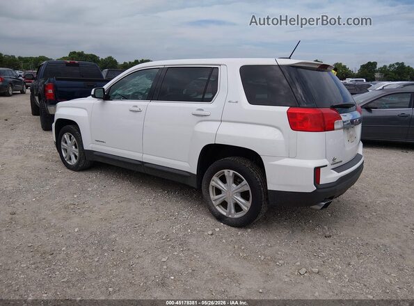 2GKALMEK6H6314823 2017 GMC TERRAIN White უკანა მარცხენა