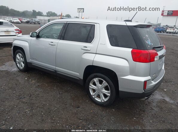 2GKALMEK8H6278570 2017 GMC TERRAIN Silver უკანა მარცხენა