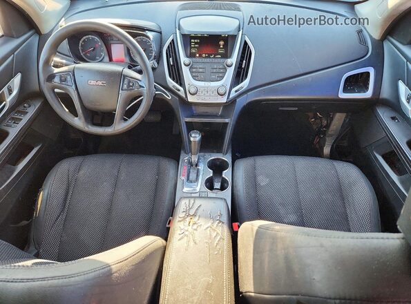 2GKALMEK8H6343983 2017 GMC TERRAIN Silver წინა პანელის ხედი