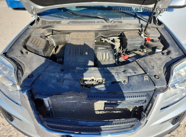 2GKALMEK8H6343983 2017 GMC TERRAIN Silver უკანა სალონის ხედი