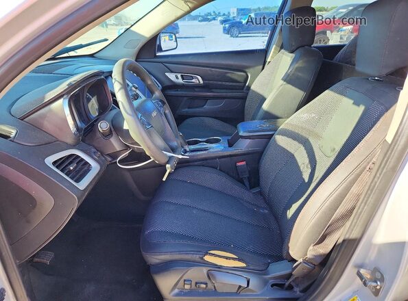2GKALMEK8H6343983 2017 GMC TERRAIN Silver წინა სალონის ხედი
