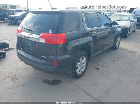 2GKALMEK9G6136940 2016 GMC TERRAIN Black Հետևի աջ