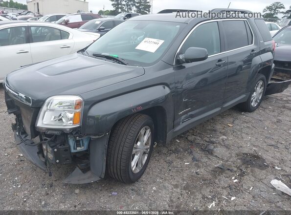 2GKALNEK0H6353543 2017 GMC TERRAIN Gray წინა მარცხენა ხედი სამი მეოთხედიდან