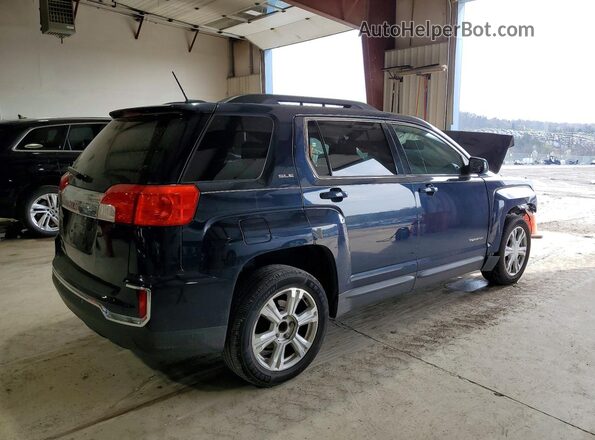 2GKALNEK3H6101205 2017 GMC TERRAIN Blue Trasero derecho