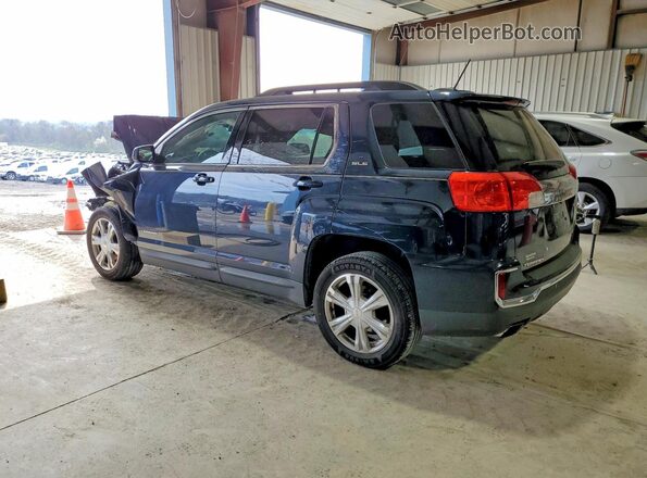 2GKALNEK3H6101205 2017 GMC TERRAIN Blue Trasero izquierdo