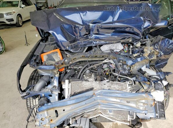2GKALNEK3H6101205 2017 GMC TERRAIN Blue Vista del compartimento del motor