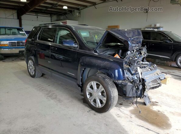 2GKALNEK3H6101205 2017 GMC TERRAIN Blue Delantero derecho