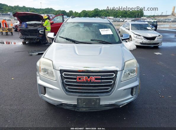 2GKALPEK1H6281182 2017 GMC TERRAIN Silver Dashboard view
