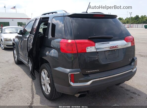 2GKALPEK2H6248286 2017 GMC TERRAIN Зеленый Задняя левая четверть