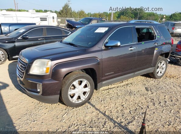 2GKALPEK3G6203937 2016 GMC TERRAIN Коричневый Передняя левая четверть