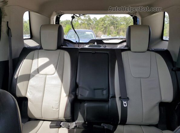 2GKALPEK6G6256583 2016 GMC TERRAIN Gray Vista de los asientos traseros