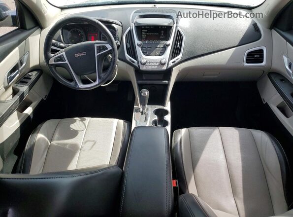 2GKALPEK6G6256583 2016 GMC TERRAIN Gray Vista del salpicadero