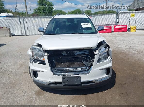 2GKALPEK9G6313391 2016 GMC TERRAIN White Instrument cluster view