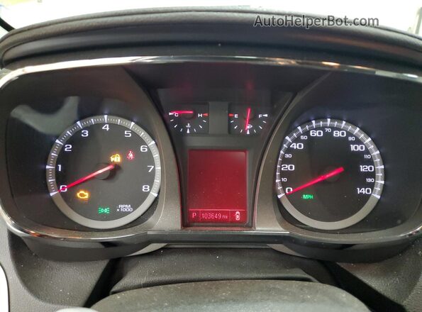 2GKALPEK9H6337028 2017 GMC TERRAIN White Вид щитка приладів